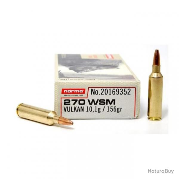 NORMA 270 WSM VULKAN 156gr x20