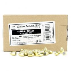 Ogives Sellier & Bellot 9x19 FMJ 124gr