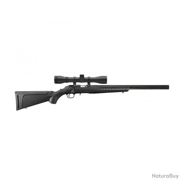 PACK Carabine  verrou RUGER rimfire silence 22.LR + lunette + housse