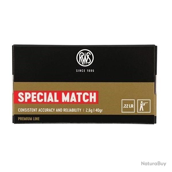 MUNITIONS RWS PREMIUM LINE 22LR SPECIAL MATCH