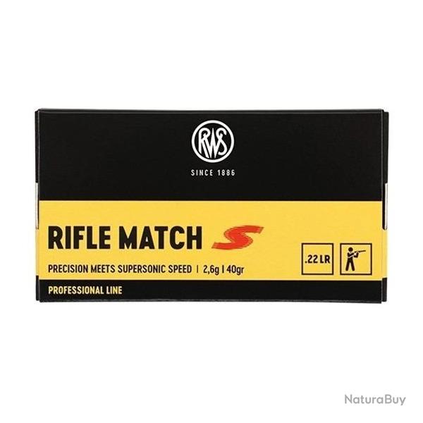 MUNITIONS RWS PROFESSIONAL LINE 22LR RIFLE MATCH S