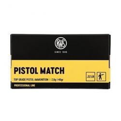 MUNITIONS RWS PROFESSIONAL LINE 22LR PISTOL MATCH