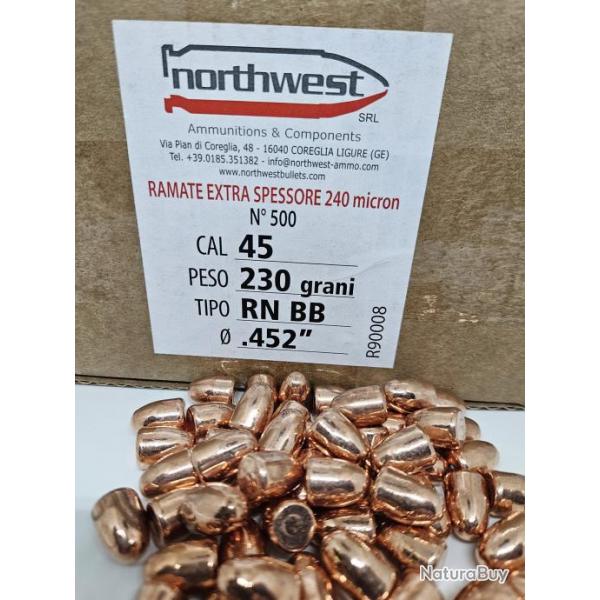 Ogives Northwest 45 ACP 230gr RNBB
