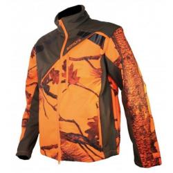 Wahoo ! Veste softshell Somlys Sherpa Camo Blaze 4XL