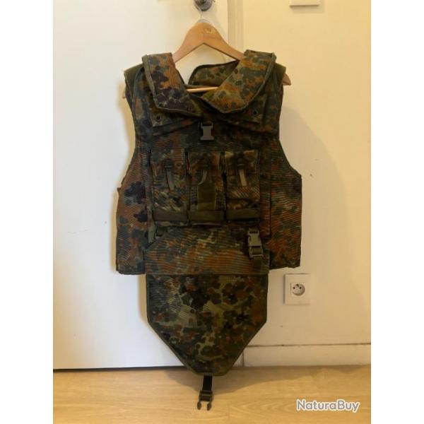 Gilet Pare-clats Bundeswehr camouflage Flecktarn