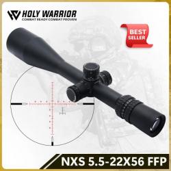 Holy Warrior Lunette De Visée NXS 5.5-22x56 BK Paiement en 3 ou 4 fois -