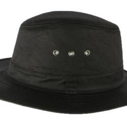 Chapeau Huilé noir traveler esprit Brousse Travys 56 Noir