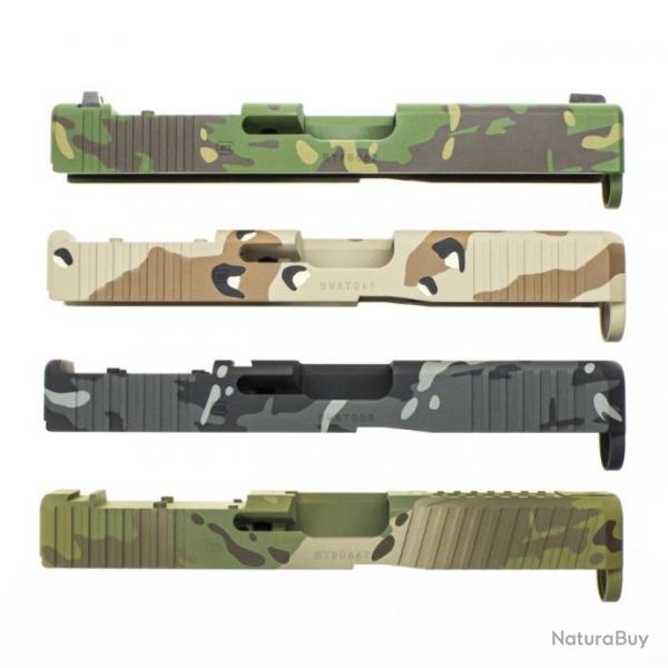 Traitement Cerakote sur Culasse arme de poing - Camouflage