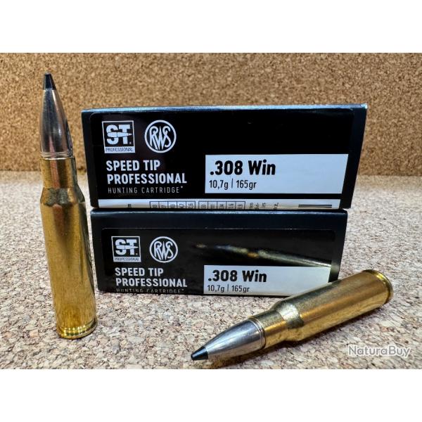 40 MUNITIONS GRANDE CHASSE RWS 308 WIN SPEED TIP PRO  10.7gr