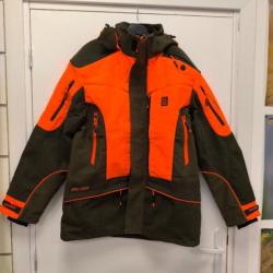 Veste de chasse Merano en microfibre  U-TEX  Orange/vert