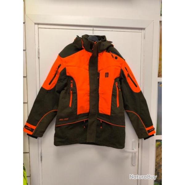 Veste de chasse Merano en microfibre  U-TEX  Orange/vert