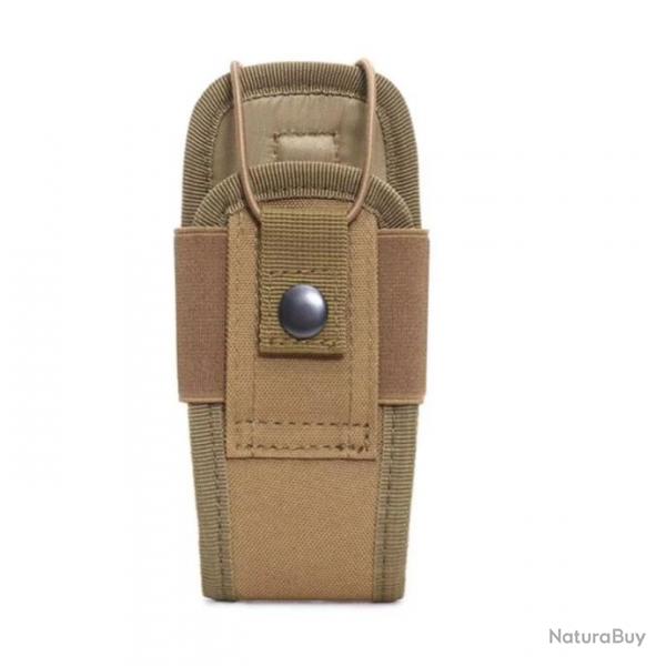 tui Tactique Extrieur pour Talkie-Walkie - Protection Molle Durable et Polyvalente sable