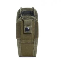 Étui Tactique Extérieur pour Talkie-Walkie - Protection Molle Durable et Polyvalente Vert