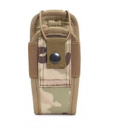 Étui Tactique Extérieur pour Talkie-Walkie - Protection Molle Durable et Polyvalente Camouflage