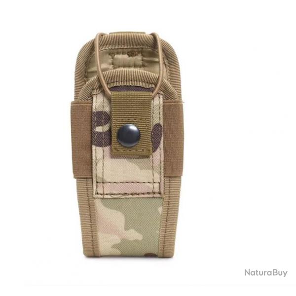 tui Tactique Extrieur pour Talkie-Walkie - Protection Molle Durable et Polyvalente Camouflage