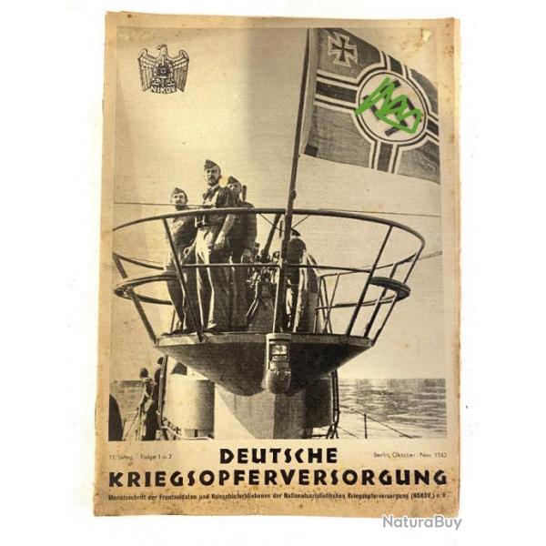 Ancien livre allemand NSKOV berlin octobre novembre 1942