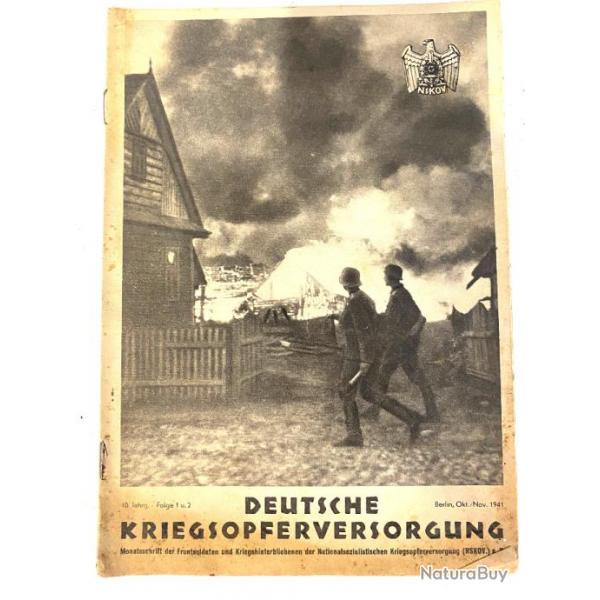 Ancien livre allemand NSKOV berlin octobre novembre 1941