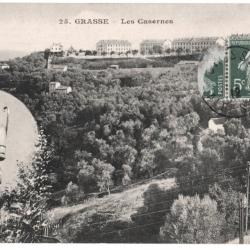 CPA MILITARIA  -  GRASSE  -  LES CASERNES