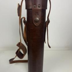 Etui en cuir pour lunette de chasse