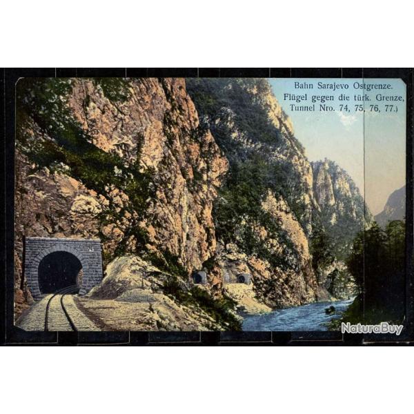 Carte postale ancienne, Bosnia and Herzegovina, Sarajevo - Tunnel 1900's