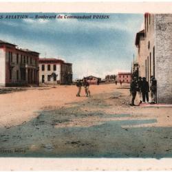 CPA MILITARIA  -  ISTRES-AVIATION  -  BOULEVARD DU COMMANDANT VOISIN