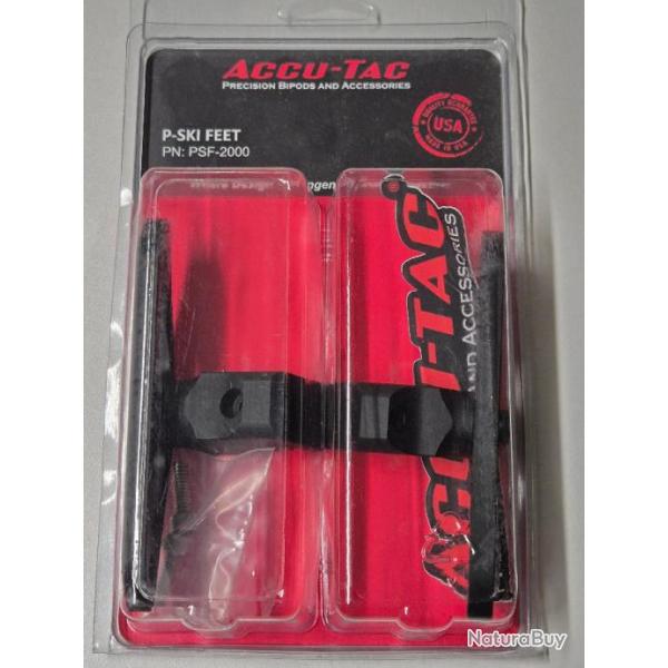 Patins pour bipied Accu-Tac P-ski Feet psf-2000