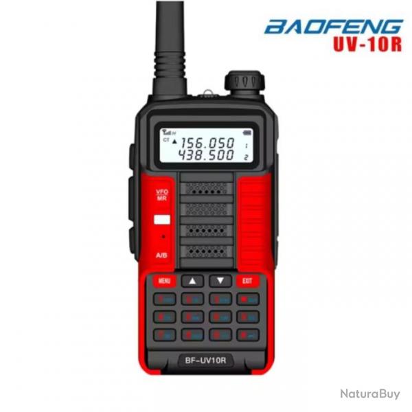 BAOFENG UV-10R 10W double bande VHF UHF talkies-walkies longue porte FM Radio bidirectionnelle