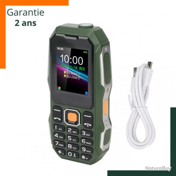 Tlphone portable antichoc et tanche Batterie de 5800mAh - Radio FM - Livraison gratuite et rapide