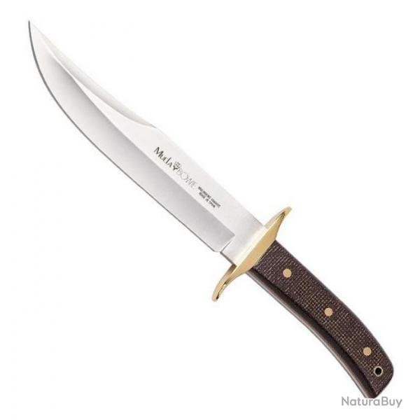 Poignard "Bowie" micarta, Long. lame 16 cm [Muela]