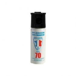 Bombe lacrymogène 50ml GEL défense - Arme d'auto-défense