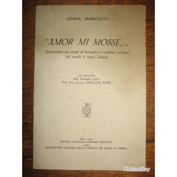 Livre 1918-1928 " Amor mi mosse ..."