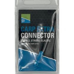 PRESTON ÉLASTIQUE CONNECTEUR SLIP CARP EXTRA CONNECTOR PRESTON Noir