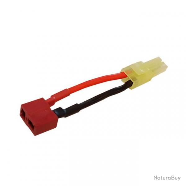 ADAPTATEUR BATTERIE ASG CONNECTEUR T-plug femelle vers Tamiya mle