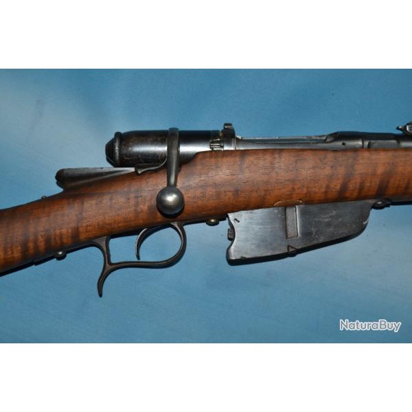 fusil vetterli vitali rifle 1870/87 cal 6,5x55 cat D/e canon miroir