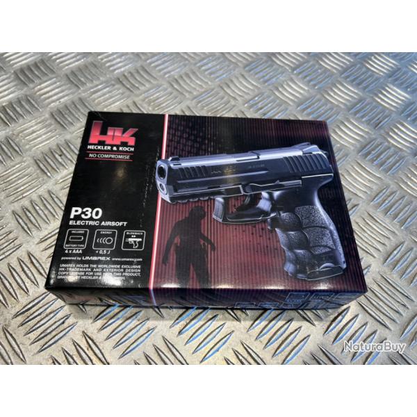 Pistolet  bille Heckler et Koch P30 Umarex 6mm (0.5 joules)