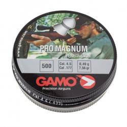 Boite de 500 PLOMBS Diabolos PRO MAGNUM Penetration Tête Pointue CAL. 5,5 MM 7.56 0.49gr