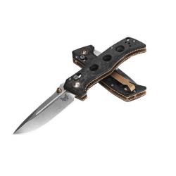 BEN273-03 Couteau pliant Benchmade Mini Adamas carbone marbré