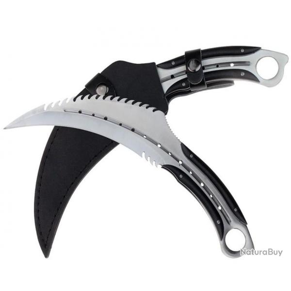 TRES GRAND KARAMBIT ETUI CUIR