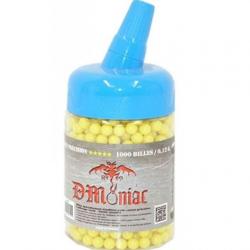 Billes 0.12gr Jaune Bouteille de 2500 -a2512 Dmoniak