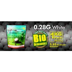 Billes BIO 0.28gr Blanche - G et G - Sac 1Kg