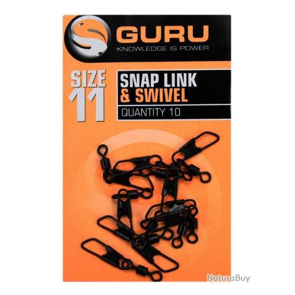 GURU SIZE 11 SNAP LINK + SWIVEL GURU