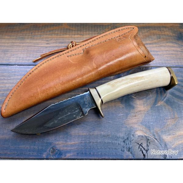 ANCIEN COUTEAU POIGNARD CUSTOM KNIFE "GLENN MARSHALL USA TEXAS" @ KERSHAW COLDSTEEL BUCK RANDALL