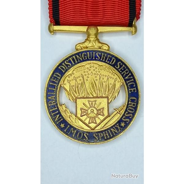 Dcoration militaire IMOS Interallied Distinguished Service Cross  1939-1945