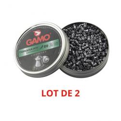 Lot de 2 - Plombs Gamo Tomahawk Expansion calibre 4.5 mm