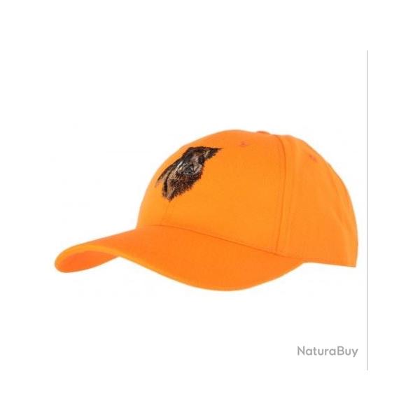 CASQUETTE ENFANT SOMLYS ORANGE SANGLIER