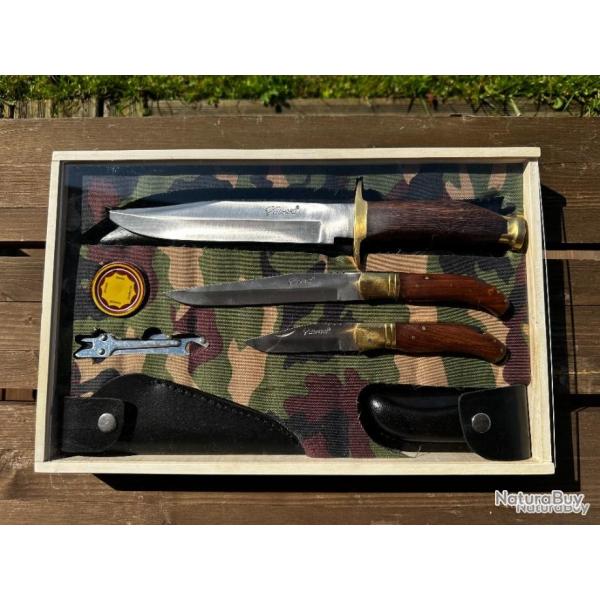 Coffret couteaux de chasse Lopard 7 pices -