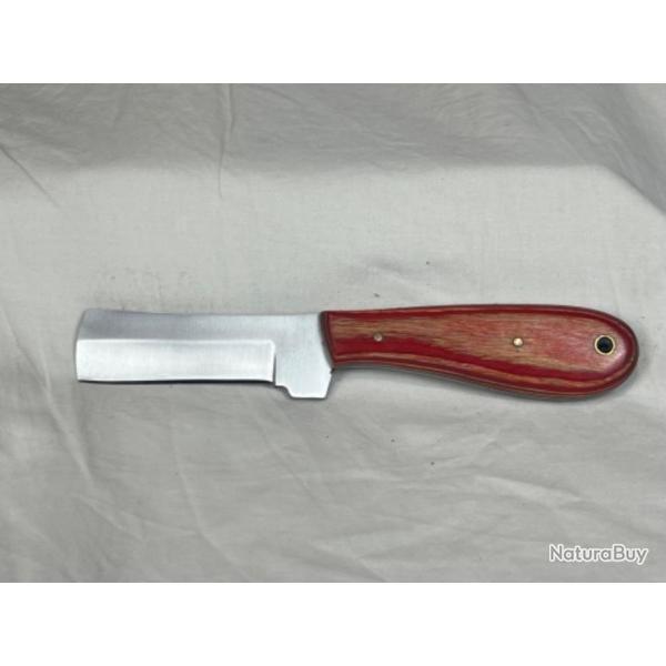 Skinner rasoir acier haut carbone forg 18cm rouge