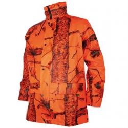 VESTE CHASSE DE PLUIE TREELAND CAMO ORANGE T425