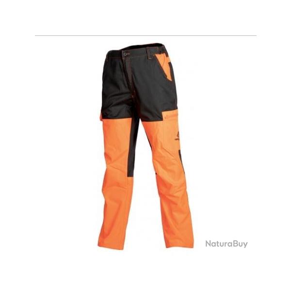 PANTALON RENFORCE ENFANT SOMLYS VERT FLUO ORANGE