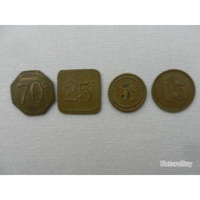 XIXe, Ensemble De 20 Médaillons Peints Sur Porcelaine